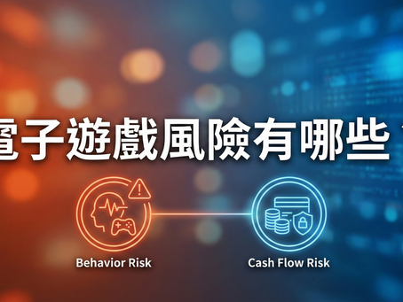 電子遊戲風險有哪些？圖解 Behavior Risk (行為風險) 與 Cash Flow Risk (金流風險) 兩大核心警示